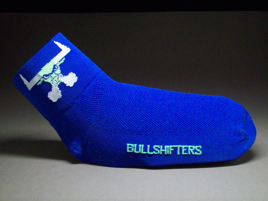 Bullshifter Blue Socks